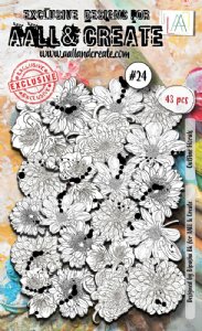 AALL & Create - Ephemera, #24 - Outline Florals
