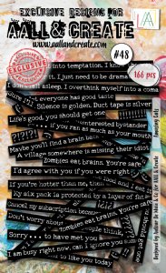 AALL and Create - Ephemera Die Cuts - Amusing Cuts#48