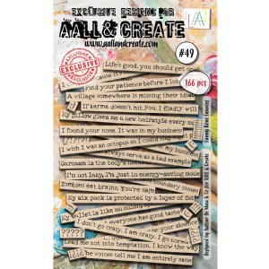AALL and Create - Ephemera Die Cuts - Funny Bone Funnies#49