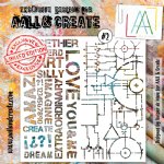 AALL & Create - Stencil - 6" x 6" - #2