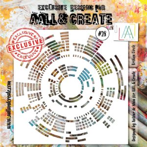 AALL & Create - Stencil - 6" x 6" - #28