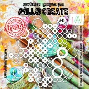 AALL & Create - Stencil - 6" x 6" - #45