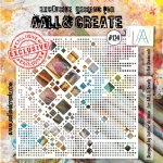 AALL & Create - Stencil - 6" x 6" - #124 - Lotza Diamondz