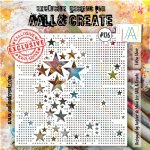 AALL & Create - Stencil - 6" x 6" - #126 - Lotza Starz