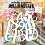 AALL & Create - Stencil - 6" x 6" - #129 - Alphanumeric