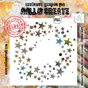 AALL & Create - Stencil, #165 - Studded Stars