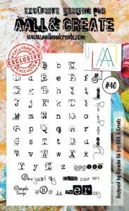 AALL & Create - Clear Stamp Set - #40