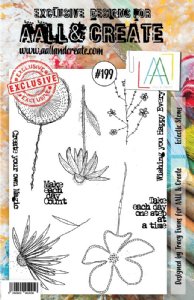 AALL & Create - Clear Stamp Set - #199 - Eclectic Stems