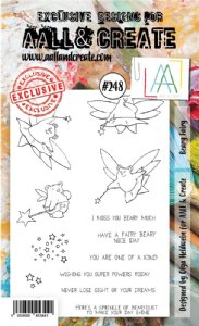 AALL & Create - Clear Stamps - #248 - Beary Fairy