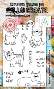 AALL & Create - Clear Stamps - #408 - Felines