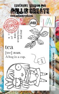 AALL & Create - Clear Stamps - #418 - Tea Time