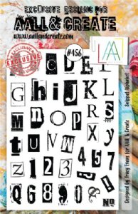 AALL & Create - Clear Stamp Set - #456 Snippet Alphabet