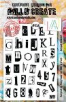 AALL & Create - Clear Stamp Set - #456 Snippet Alphabet