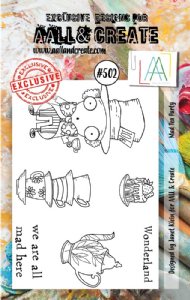 AALL & Create - Clear Stamps - #502 - Mad Tea Party
