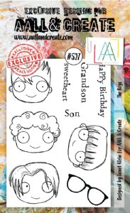 AALL & Create - Clear Stamps - #527 - The Boys