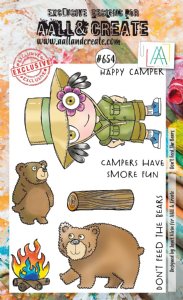 AALL & Create - Clear Stamp - Don't Feed The Bears