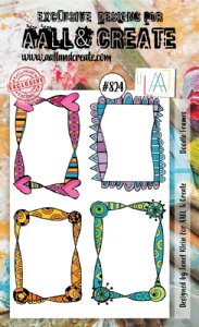 AALL & Create - Clear Stamps - #824 - Doodle Frame