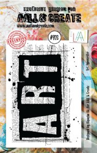 AALL & Create - Clear Stamp Set - #923 - Art Typewriter