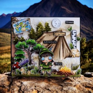 AALL & Create - Dies - #103 - Campout Magic