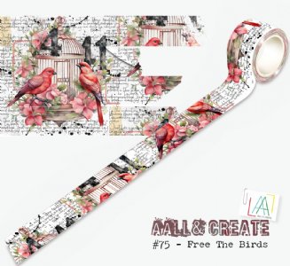 AALL and Create - Washi Tape - #75 - Free the Birds