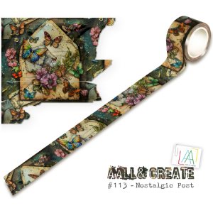 AALL and Create - Washi Tape - #113 - Nostalgic Post