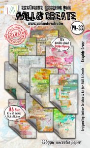 AALL and Create - A6 Design Paper - Graphic Grace