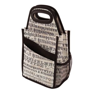 Tim Holtz - Accesories - Spinning Tote Typography