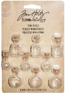 Tim Holtz - Embellishments - Tiny Vials