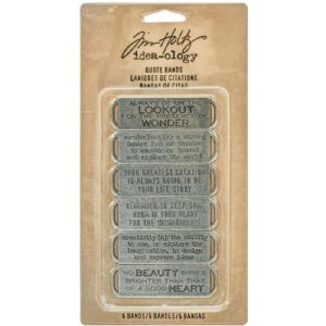 Tim Holtz - Embellishment - Quote Bands