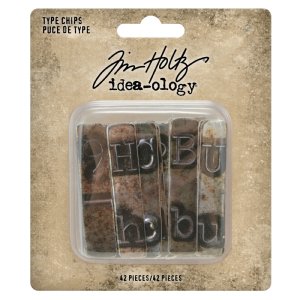 Tim Holtz - Findings - Type Chips