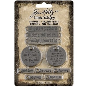 Tim Holtz - Embellishment - Halloween Words