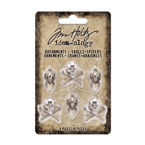 Tim Holtz - Embellishments - Adornments Skulls & Spiders