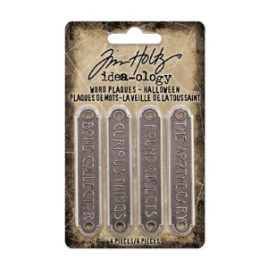 Tim Holtz - Embellishments - Word Plaques