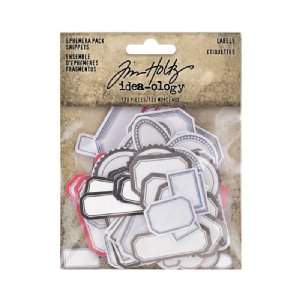 Tim Holtz - Embellishments - Ephemera Snippets Labels