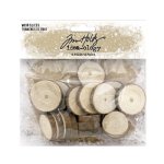 Tim Holtz - Embellishments - Wood Slices