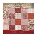 Tim Holtz - Paper 12X12 - Palette Collection Red