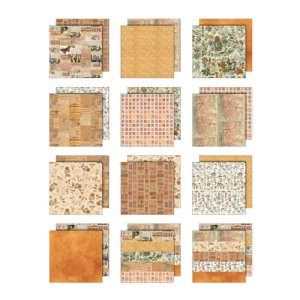 Tim Holtz - Paper 12X12 - Palette Collection Orange
