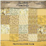 Tim Holtz - Paper 12X12 - Palette Collection Yellow