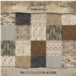 Tim Holtz - Paper 12X12 - Palette Collection Neutral