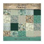 Tim Holtz - Paper 12X12 - Palette Collection Teal