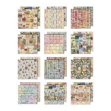 Tim Holtz - Paper 12X12 - Palette Collection Multi