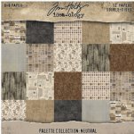 Tim Holtz - Paper 8X8 - Palette Collection Neutral