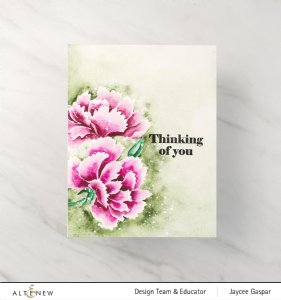 Altenew - Stamps - Paint-A-Flower: Modern Pink Dianthus