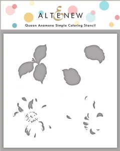 Altenew - Stencil - Queen Anemone