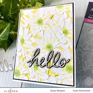 Altenew - Embossing Folders - Daisy Bed