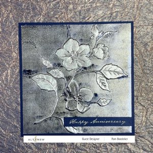 Altenew - Embossing Folder - Woods Rose