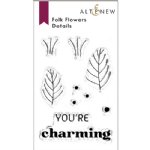 Altenew - Clear Stamp - Folk Flowers Details