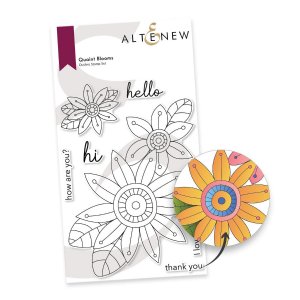 Altenew - Clear Stamp - Quaint Blooms