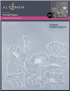 Altenew - Embossing Folders - Peaceful Poppies