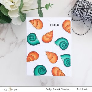 Altenew - Stamp'n Die - Mini Seashells
